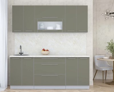 Кухонный гарнитур Интерлиния Мила Пластик 2.0 В