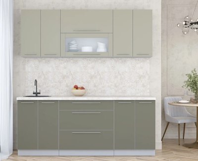 Кухонный гарнитур Интерлиния Мила Пластик 2.0 В