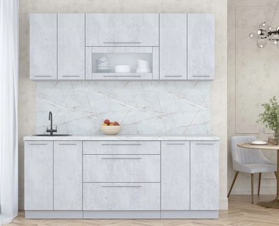 Кухонный гарнитур Интерлиния Мила Пластик 2.0 В