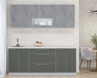 Кухонный гарнитур Интерлиния Мила Пластик 2.0 В