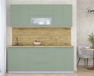 Кухонный гарнитур Интерлиния Мила Пластик 2.0 В