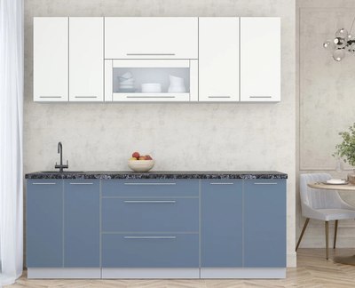 Кухонный гарнитур Интерлиния Мила Пластик 2.1 В