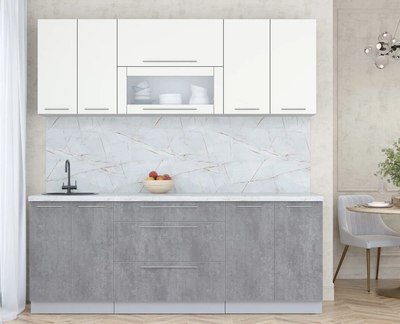 Кухонный гарнитур Интерлиния Мила Пластик 2.1 В