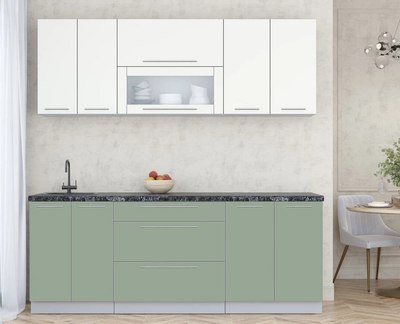 Кухонный гарнитур Интерлиния Мила Пластик 2.1 В