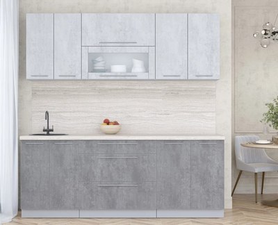 Кухонный гарнитур Интерлиния Мила Пластик 2.1 В