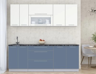 Кухонный гарнитур Интерлиния Мила Пластик 2.2 В