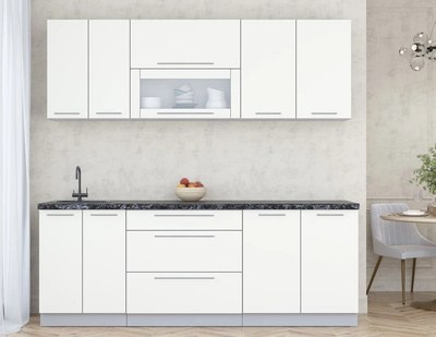 Кухонный гарнитур Интерлиния Мила Пластик 2.2 В