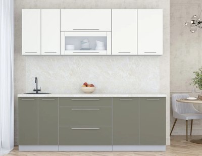 Кухонный гарнитур Интерлиния Мила Пластик 2.2 В