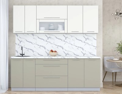 Кухонный гарнитур Интерлиния Мила Пластик 2.2 В