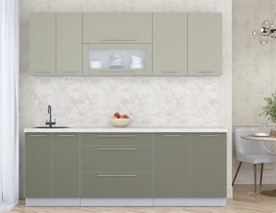 Кухонный гарнитур Интерлиния Мила Пластик 2.2 В