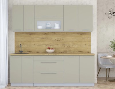 Кухонный гарнитур Интерлиния Мила Пластик 2.2 В