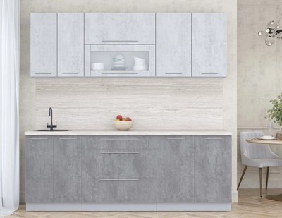 Кухонный гарнитур Интерлиния Мила Пластик 2.2 В