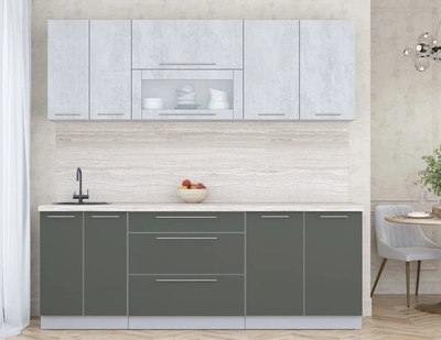 Кухонный гарнитур Интерлиния Мила Пластик 2.2 В