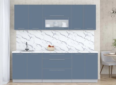 Кухонный гарнитур Интерлиния Мила Пластик 2.3 В