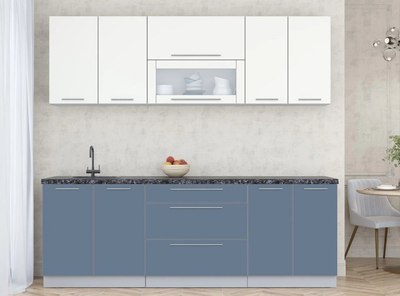 Кухонный гарнитур Интерлиния Мила Пластик 2.3 В
