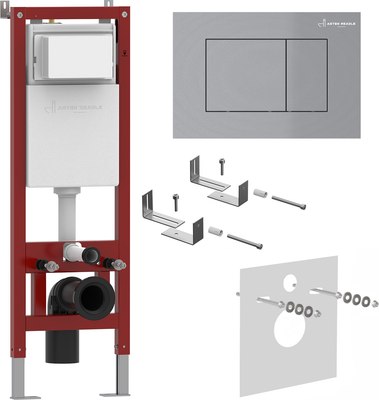 Унитаз подвесной с инсталляцией Asten Readle Zentralmodul AR0601-185M