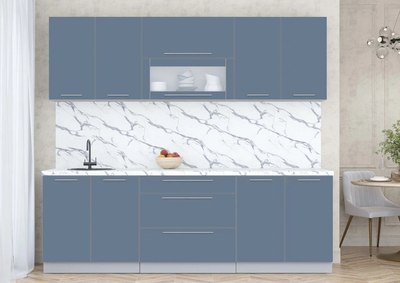 Кухонный гарнитур Интерлиния Мила Пластик 2.4 В