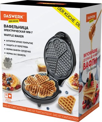 Вафельница Daswerk WM-7 / 455654