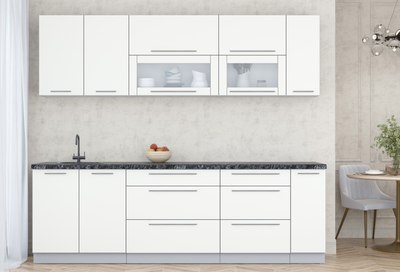 Кухонный гарнитур Интерлиния Мила Пластик 2.5 В