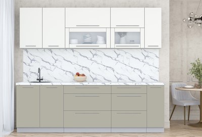 Кухонный гарнитур Интерлиния Мила Пластик 2.5 В