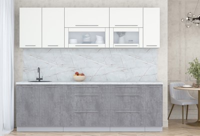 Кухонный гарнитур Интерлиния Мила Пластик 2.5 В