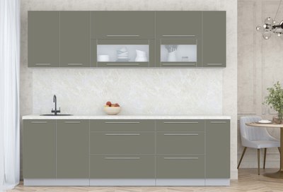 Кухонный гарнитур Интерлиния Мила Пластик 2.5 В