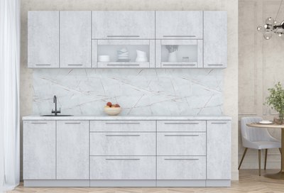 Кухонный гарнитур Интерлиния Мила Пластик 2.5 В