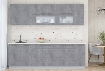 Кухонный гарнитур Интерлиния Мила Пластик 2.5 В