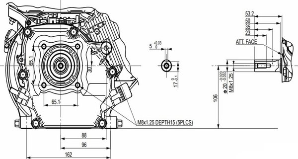 Двигатель бензиновый Lifan KP230 / 01621