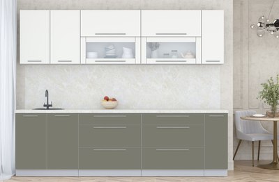 Кухонный гарнитур Интерлиния Мила Пластик 2.7 В