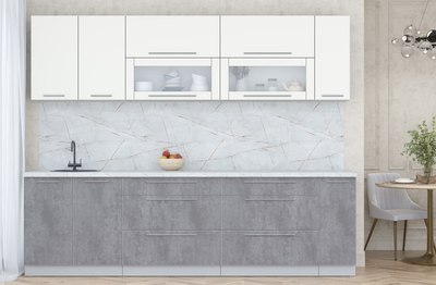 Кухонный гарнитур Интерлиния Мила Пластик 2.7 В