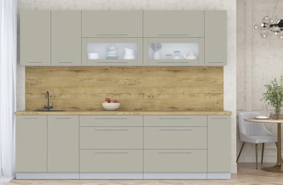 Кухонный гарнитур Интерлиния Мила Пластик 2.7 В