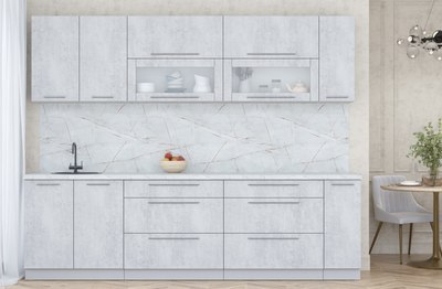 Кухонный гарнитур Интерлиния Мила Пластик 2.7 В