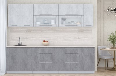 Кухонный гарнитур Интерлиния Мила Пластик 2.7 В