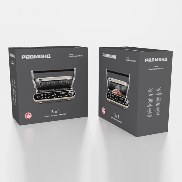 Электрогриль Redmond SteakMaster GM303 (бежевый)