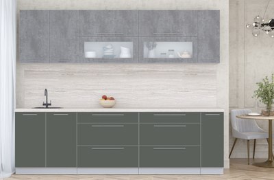 Кухонный гарнитур Интерлиния Мила Пластик 2.7 В