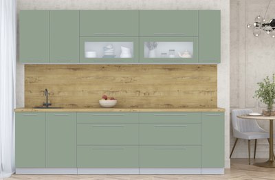 Кухонный гарнитур Интерлиния Мила Пластик 2.7 В