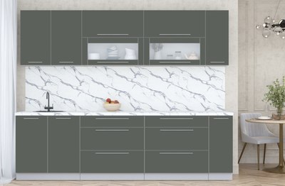 Кухонный гарнитур Интерлиния Мила Пластик 2.7 В