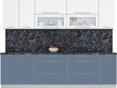 Кухонный гарнитур Интерлиния Мила Пластик 2.8 В - фото