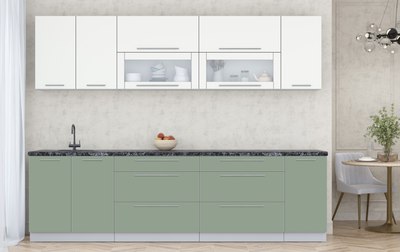 Кухонный гарнитур Интерлиния Мила Пластик 2.8 В