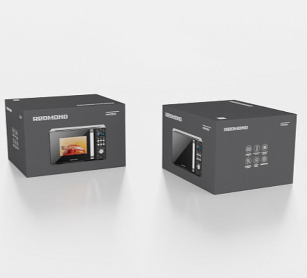 Микроволновая печь Redmond MW2902 (черный/серебристый)