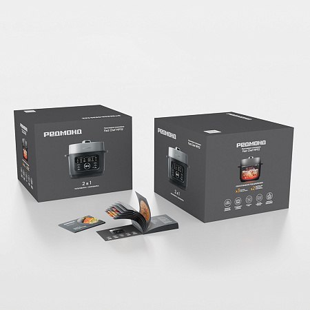 Мультиварка-скороварка Redmond MP112 (серый)