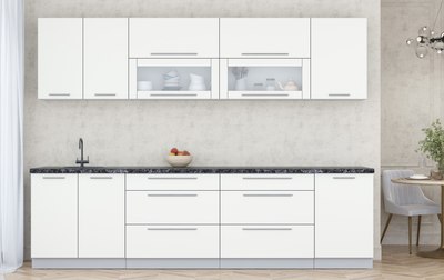 Кухонный гарнитур Интерлиния Мила Пластик 2.9 В