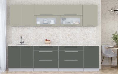 Кухонный гарнитур Интерлиния Мила Пластик 2.9 В