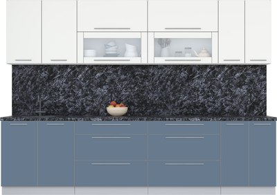 Кухонный гарнитур Интерлиния Мила Пластик 3.0 В - фото