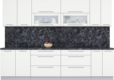 Кухонный гарнитур Интерлиния Мила Пластик 3.0 В - фото