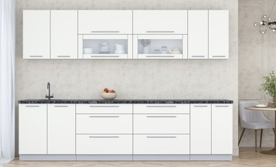 Кухонный гарнитур Интерлиния Мила Пластик 3.0 В