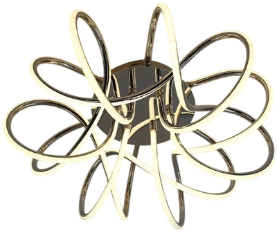 Люстра Estares Liana Muse 105W R-APP-560x235-CHROME/WHITE-220-IP20 - фото