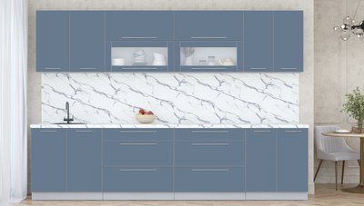 Кухонный гарнитур Интерлиния Мила Пластик 3.1 В