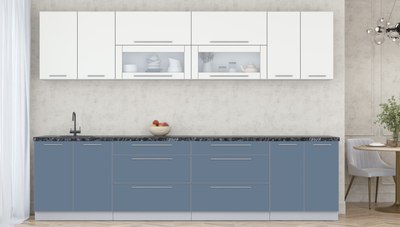 Кухонный гарнитур Интерлиния Мила Пластик 3.1 В